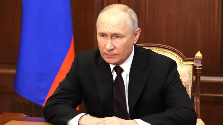 Presidente russo Vladimir Putin, em 22 de agosto de 2023 (Foto Wikimedia Commons)