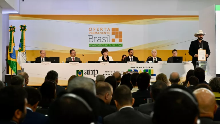 Leilão de petróleo da 5ª Oferta Permanente de Concessão (OPC) realizado pela ANP, no Rio de Janeiro, em 17 de junho de 2025 (Foto Juliana Rezende/eixos)
