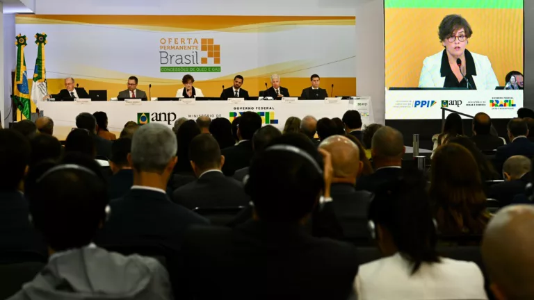 Leilão de petróleo da 5ª Oferta Permanente de Concessão (OPC) realizado pela ANP, no Rio de Janeiro, em 17 de junho de 2025 (Foto Juliana Rezende/eixos)