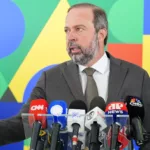 Ministro do MME, Alexandre Silveira, fala durante coletiva de imprensa, em Brasília/DF, em 21 de maio de 2025 (Foto Tauan Alencar/PR)