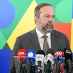 Ministro do MME, Alexandre Silveira, fala durante coletiva de imprensa, em Brasília/DF, em 21 de maio de 2025 (Foto Tauan Alencar/PR)