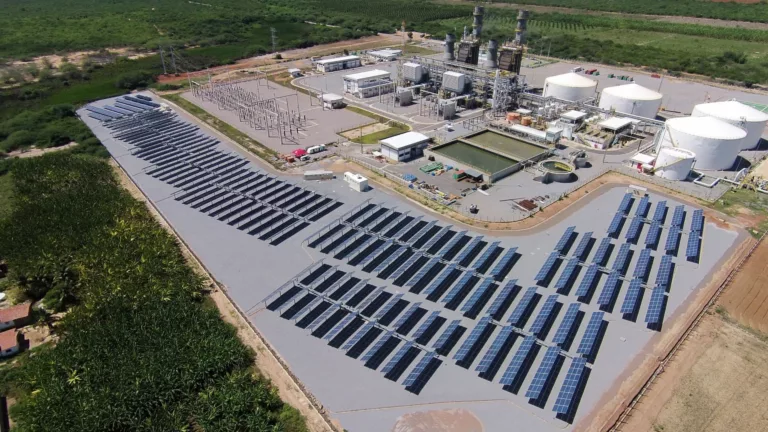Planta piloto de hidrogênio verde da Petrobras será instalada na usina solar Alto Rodrigues, no Rio Grande do Norte (Foto Luiz Fernando Fontenele/Agência Petrobras)