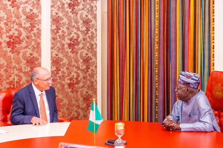 Alckmin se reúne com presidente da Nigéria, Bola Tinubu, e ressalta parceria (Foto MDIC) Alckmin se reúne com presidente da Nigéria, Bola Tinubu, e ressalta parceria (Foto MDIC)