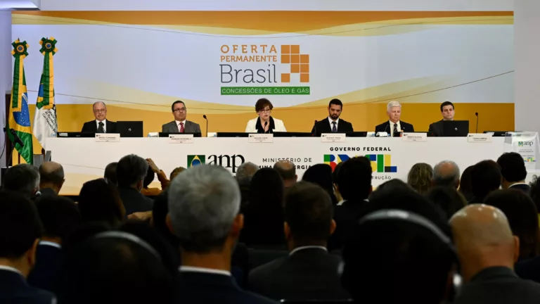 Leilão de petróleo da 5ª Oferta Permanente de Concessão (OPC) realizado pela ANP, no Rio de Janeiro, em 17 de junho de 2025 (Foto Juliana Rezende/eixos)