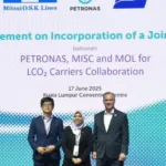 Representantes da Petronas, MOL e MISC formam coletivamente o Conselho de Administração da Jules Nautica (Foto: Divulgação)