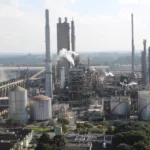 Vista das instalações da Araucária Nitrogenados (Ansa), no Paraná (Foto Agência Petrobras)