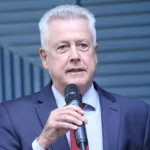 Rodrigo Rollemberg, então secretário de Economia Verde do MDIC, durante a primeira reunião da Comissão Especial da Transição Energética e Hidrogênio Verde (Foto Billy Boss/Câmara dos Deputados)
