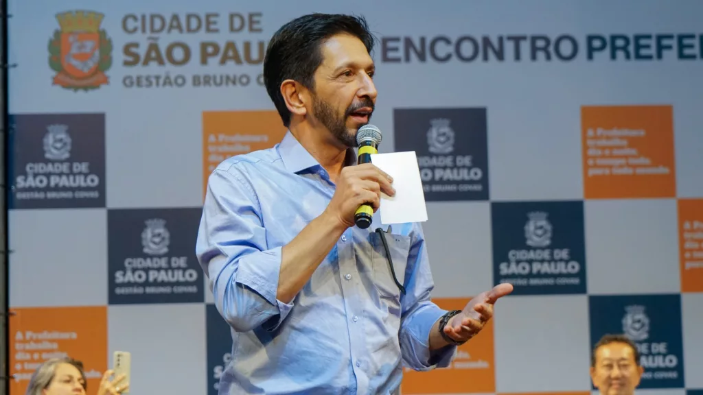 Ricardo Nunes, prefeito de São Paulo, participa de encontro 'Prefeitura Presente - Ipiranga', em 16 de fevereiro de 2024 (Foto Flickr Ricardo Nunes)