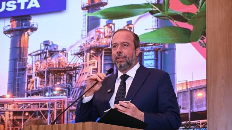 Alexandre Silveira participa do evento "O Papel do Gás Natural em uma Transição Energética Sustentável, Acessível e Justa", em 11 de setembro de 2024 (Foto Ricardo Botelho/MME)