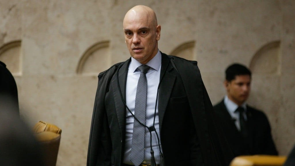 Alexandre de Moraes durante Sessão plenária do STF, em 26 de junho de 2025 (Foto Victor Piemonte/STF)