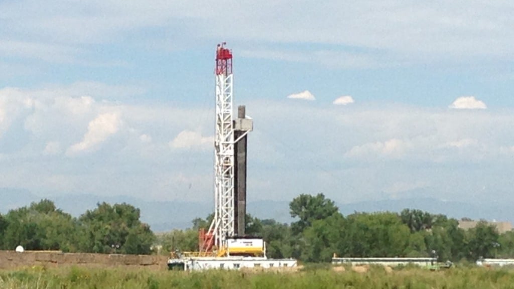 Atividade de fraturamento hidráulico (fracking) onshore no Colorado, EUA (Foto Phoenix Law)