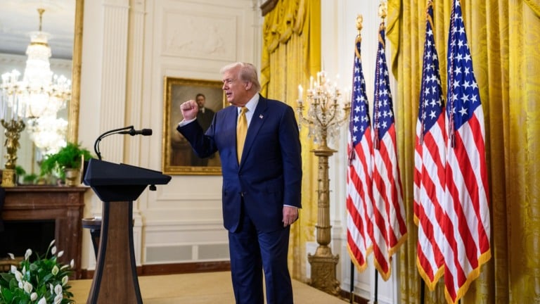 Donald Trump discursa durante recepção a congressistas republicanos, na Sala Leste da Casa Branca, em 22 de julho de 2025 (Foto Joyce N. Boghosian/Oficial Casa Branca) Donald Trump discursa durante recepção a congressistas republicanos, na Sala Leste da Casa Branca, em 22 de julho de 2025 (Foto Joyce N. Boghosian/Oficial Casa Branca)