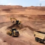 Exploração de minério de ferro na mina Catumbi, da Cabo Verde Mineração (Foto Divulgação)