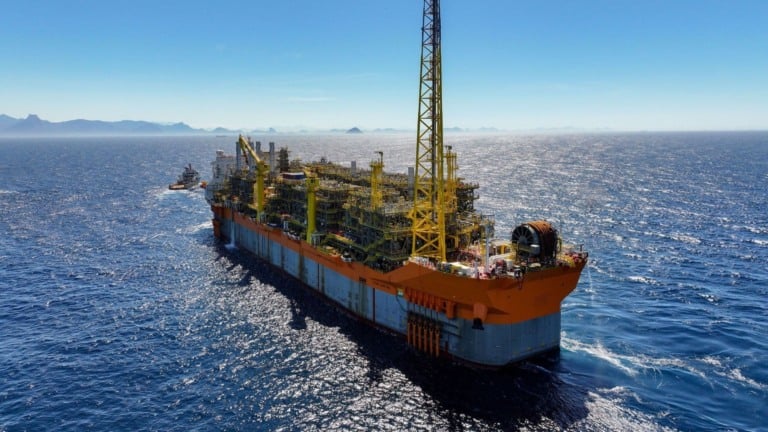 FPSO Sepetiba em produção no campo de Mero (Foto Acervo SBM)