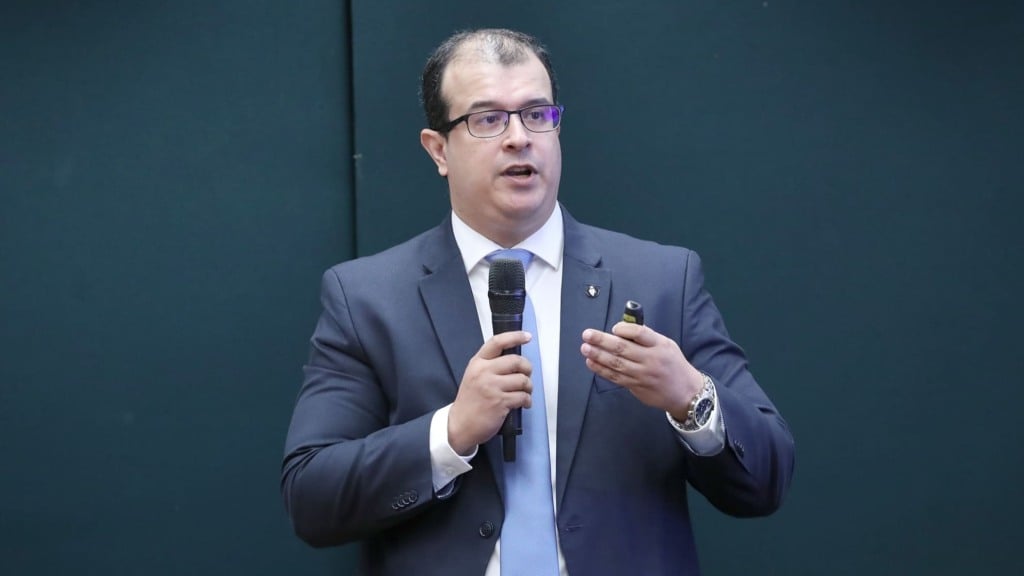 Ivo Sechi participa de audiência na CME sobe estruturação do Leilão de Reserva de Capacidade 2024, em 7 de maio de 2024 (Foto Bruno Spada/Câmara dos Deputados)