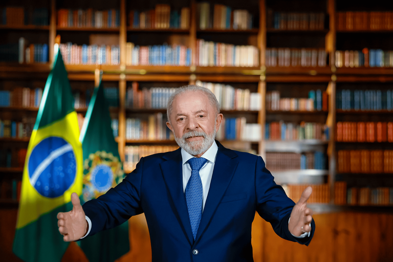 Lula faz pronunciamento em resposta a tarifaço de Donald Trump. Foto: Ricardo Stuckert Lula faz pronunciamento em resposta a tarifaço de Donald Trump. Foto: Ricardo Stuckert