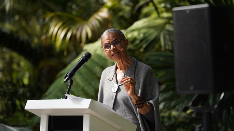 Marina Silva participa da discussão "TFFF – Segmento de Alto Nível sobre Financiamento Florestal Local", no Kew Garden, em Londres, em 24 de junho de 2025 (Foto Fernando Donasci/MMA)