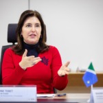 Ministra do Planejamento, Simone Tebet, durante reunião em 24 de junho de 2025 (Foto Washington Costa/MPO)