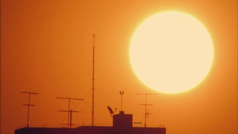 Pôr-do-sol em São Paulo em dia de calor extremo (Foto Flickr Ana Guzzo)