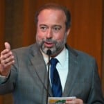 Alexandre Silveira fala durante cerimônia "Luz para Todos: Balanço de Investimentos 2023-2025", em 19 de agosto de 2025 (Foto Ricardo Botelho/MME)