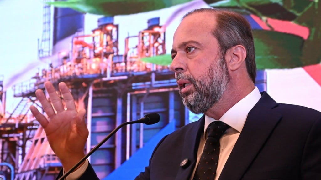 Alexandre Silveira participa do evento "O Papel do Gás Natural em uma Transição Energética Sustentável, Acessível e Justa", em 11 de setembro de 2024 (Foto Ricardo Botelho/MME)