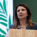 Secretária do MMA e CEO da COP30, Ana Toni, durante a Conferência Global sobre Saúde e Clima, em 29 de julho de 2025 (Foto Rafael Medelima/COP30)