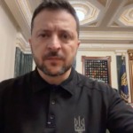 Discurso do Presidente da Ucrânia, Volodymyr Zelensky, "A diplomacia só será forte com posições fortes na linha da frente", em 9/3/2025 (Foto PR)