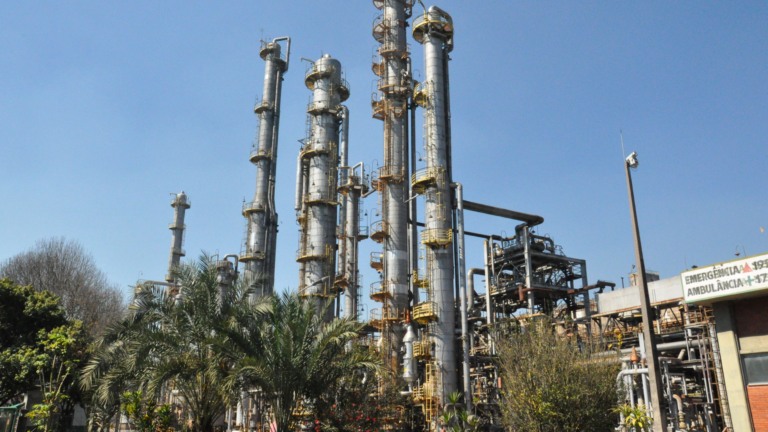 Instalações da fábrica de fertilizantes Araucária Nitrogenados (Ansa), no Paraná (Foto Michel Chedid/Agência Petrobras) Instalações da fábrica de fertilizantes Araucária Nitrogenados (Ansa), no Paraná (Foto Michel Chedid/Agência Petrobras)