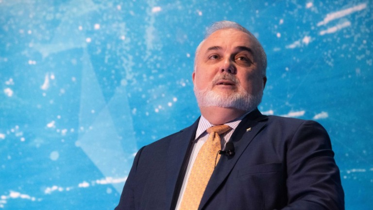 Jean Paul Prates durante palestra na OTC 2024 em Houston (Texas), em 7/5/2024 (Foto: Ryan Hodgson-Rigsbee/OTC 2024)