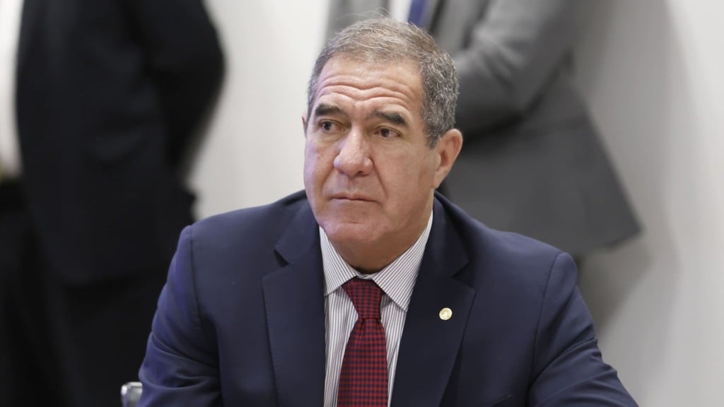 Luiz Gastão durante reunião na presidência da Câmara, em 10 de julho de 2025 (Foto Marina Ramos/Câmara dos Deputados)
