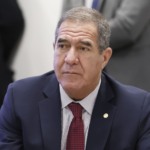 Luiz Gastão durante reunião na presidência da Câmara, em 10 de julho de 2025 (Foto Marina Ramos/Câmara dos Deputados)