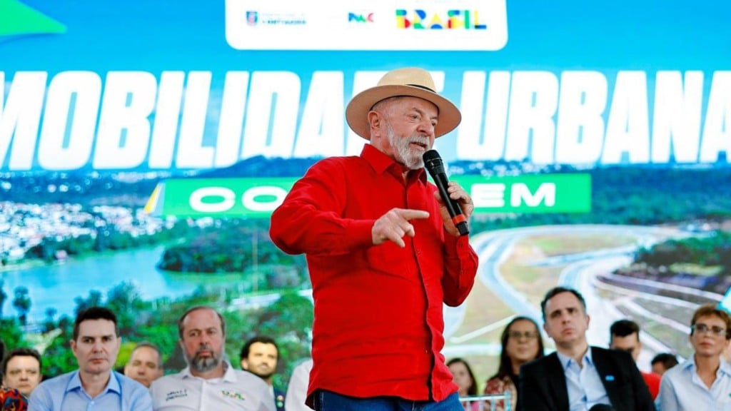 Lula anuncia projetos do Novo PAC Seleções 2025 para mobilidade urbana e renovação de frota, em Contagem (MG), em 29 de agosto de 2025 (Foto Ricardo Stuckert/PR)