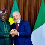 Lula recebe o presidente da Nigéria, Bola Tinubu, durante visita de Estado, no Palácio do Planalto, em 25 de agosto de 2025 (Foto Ricardo Stuckert/PR)
