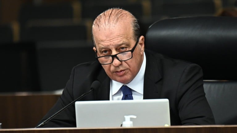 Ministro do TCU Augusto Nardes durante sessão plenária da corte de contas, em 30 de julho de 2025 (Foto Antonio Leal/TCU)