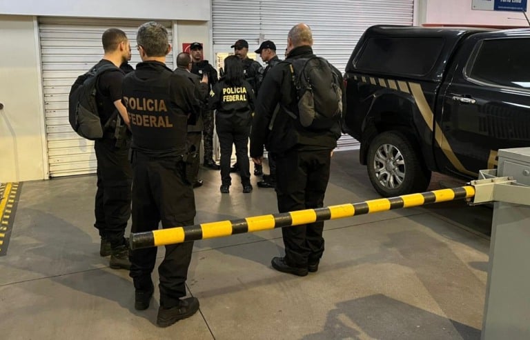 Operação Carbono Oculto da Polícia Federal para combate ao crime organizado no setor de combustíveis, em 28 de agosto de 2025 (Foto PF)