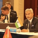 O ministro das Relações Exteriores da Índia, S. Jaishankar, participa da reunião do Conselho de Ministros das Relações Exteriores da Organização de Cooperação de Xangai (SCO, em inglês), em Tianjin, na China, em 22 de julho de 2025 (Foto MEA Índia)