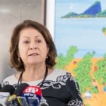 Secretária-executiva da Casa Civil, Miriam Belchior, durante anúncio de Novas Medidas de Apoio ao RS, em 29 de maio de 2024 (Foto Wagner Lopes/CC)