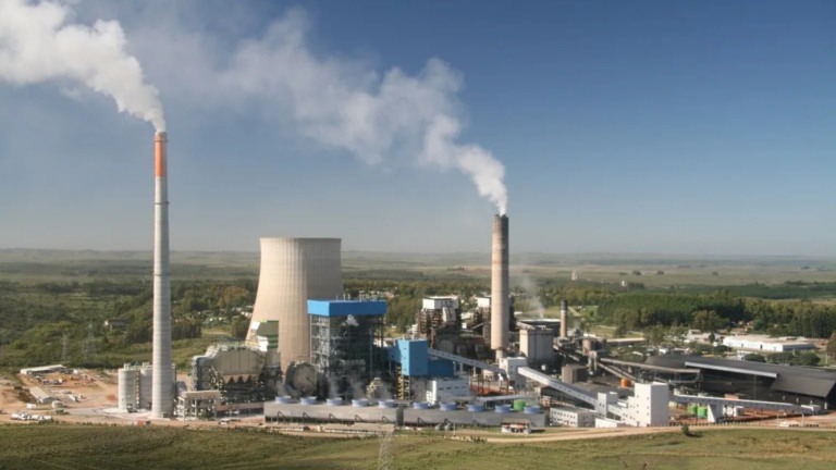 Termelétrica a carvão mineral Candiota (RS), com capacidade instalada de 350 MW (Foto Eduardo Tavares/PAC)