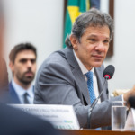 Fernando Haddad na  Comissão de Agricultura Pecuária Abastecimento e Desenvolvimento Rural da Câmara dos Deputados (Foto: Diogo Zacarias/MF)