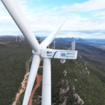 Aerogerador tem potência de 7 MW e está localizado no Parque Eólico de Seabra (Foto: Divulgação)
