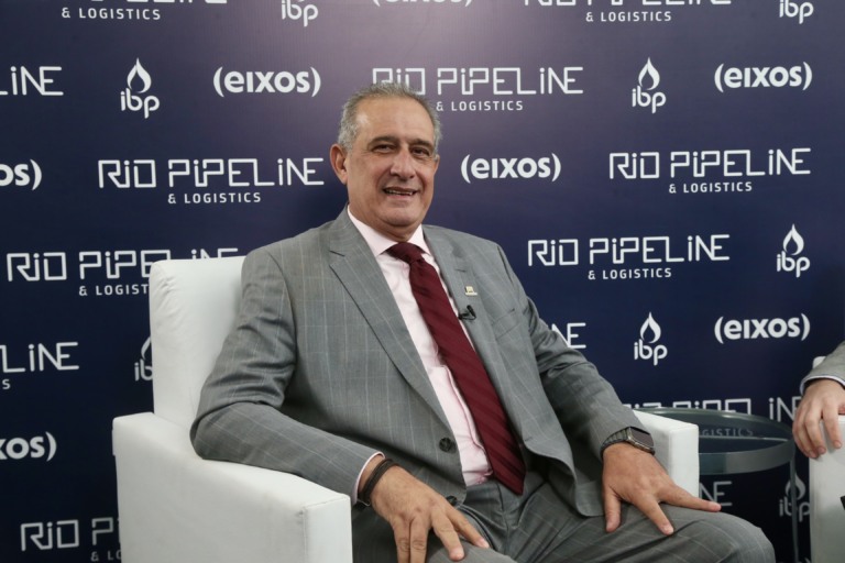 Presidente da Transpetro, Sergio Bacci, durante a Rio Pipeline & Logistics 2025. Crédito: Marco Sobral, estúdio eixos