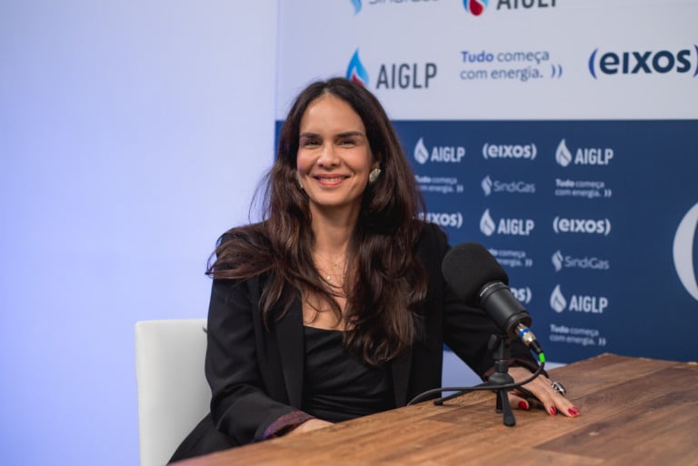 Lavínia Holanda, diretora de Relações Institucionais, Sustentabilidade e Comunicação da Copa Energia, na Liquid Gas Week 2025