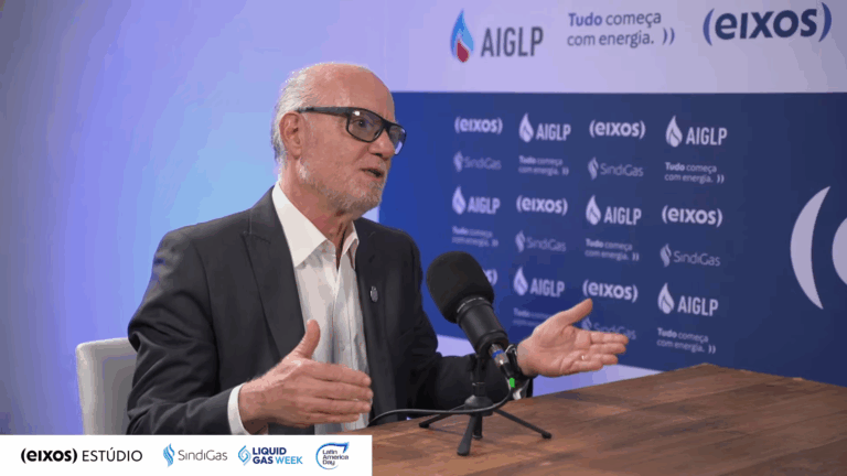 Sergio Bandeira de Mello, presidente do Sindigás, durante a Liquid Gas Week 2025