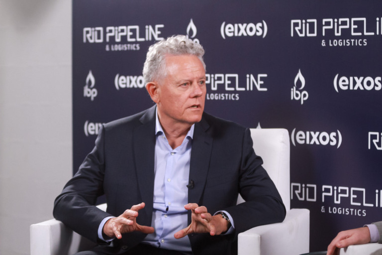 Victor Bomfim, CEO da Vast, no estúdio eixos durante a Rio Pipeline (Foto:  Marco Sobral, estúdio eixos)