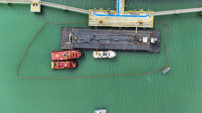 OceanPact e Vast Infraestrutura iniciam testes com biocombustíveis no Porto do Açu (Foto: Divulgação/Vast)