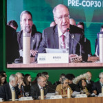 Vice-presidente da República e ministro, Geraldo Alckmin, participa da Pré-COP30 em Brasília (Foto: Rafa Neddermeyer/COP30 Brasil Amazônia/PR)