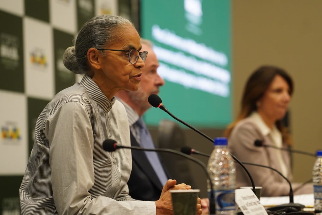 Ministra do Meio Ambiente, Marina Silva, na pré-COP30, em Brasília/DF (Foto: Rogério Cassimiro/MMA) Ministra do Meio Ambiente, Marina Silva, na pré-COP30, em Brasília/DF (Foto: Rogério Cassimiro/MMA)