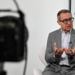 Antônio Guimarães, CEO da Bolsa Brasileira de Gás Natural e Biometano, durante entrevista ao estúdio eixos na OTC Brasil 2025, no Rio, em 29 de outubro (Foto Juliana Rezende/agência eixos)