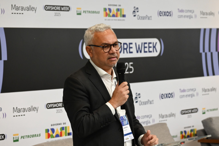 Diretor da Abpip, Aurélio Amaral, na offshore week 2025