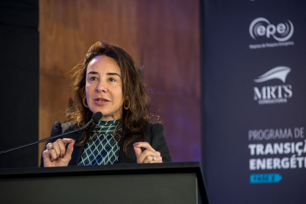 Embaixadora Tatiana Rosito apresentou a agenda brasileira para a COP30 na área de finanças. Foto: Cebri/Divulgação